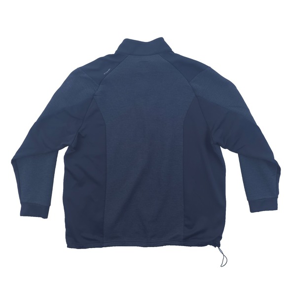 Callaway Mens 1/4 Zip Weather Series Swing Tech 2X Black Ribbed Pullover Jacket - Picture 4 of 9